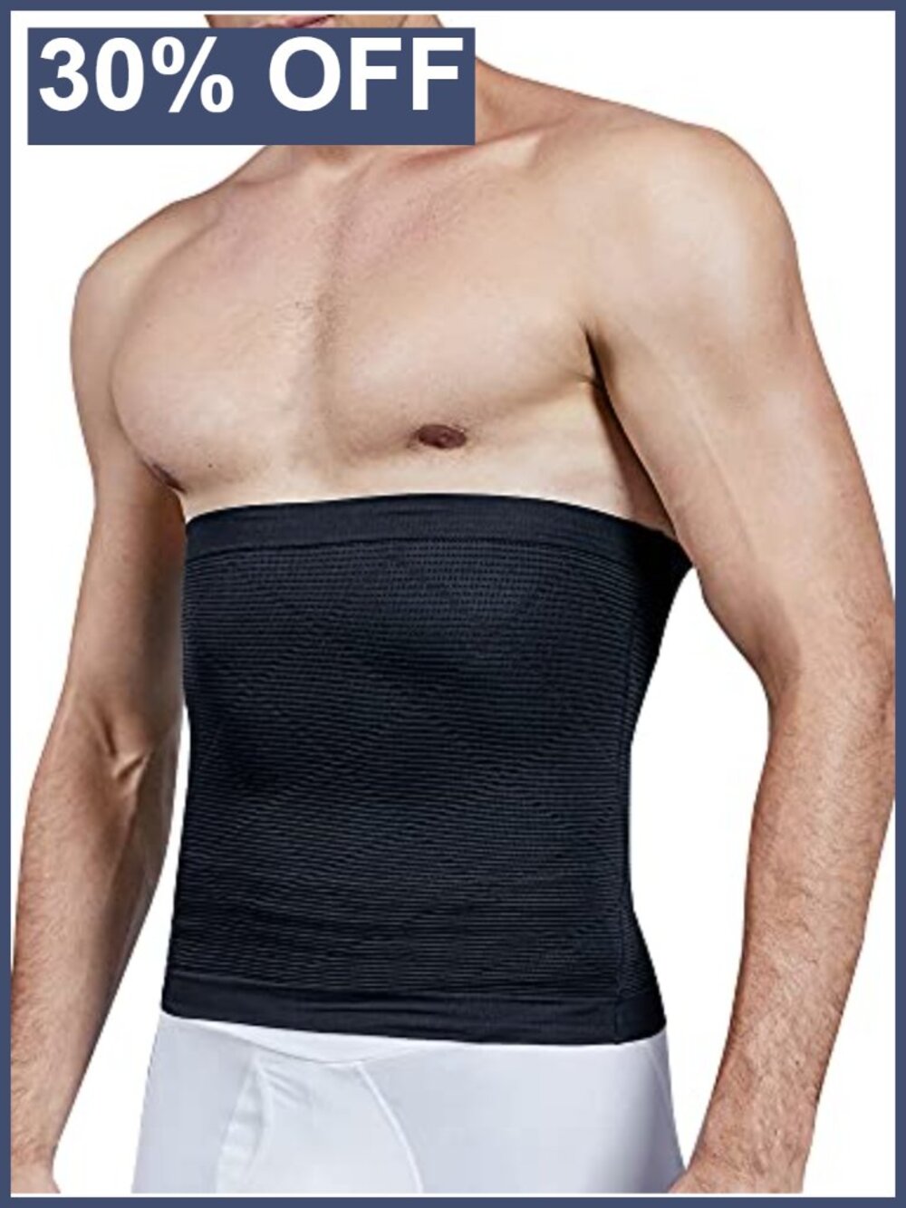 Men's Waist Shaper Tummy Control Girdle Nylon Spandex Slimming Body Shaper